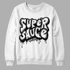 Jordan 1 High 85 Black White DopeSkill Sweatshirt Super Sauce Graphic Streetwear - White 