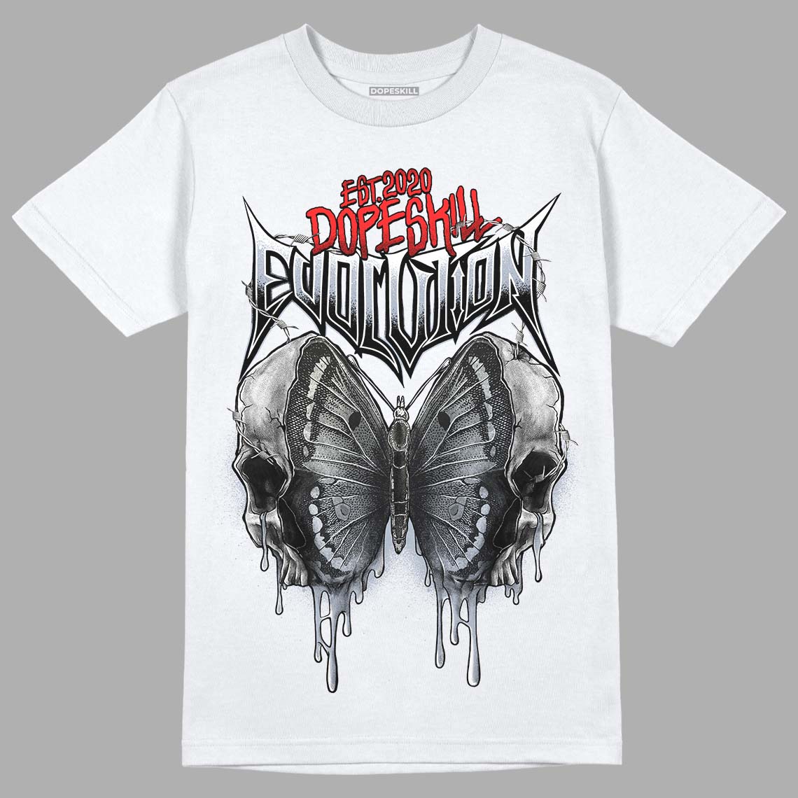 Jordan 3 Retro White Cement Reimagined DopeSkill T-Shirt DopeSkill Evolution Graphic Streetwear - White