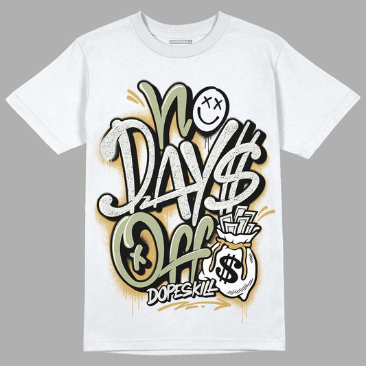 Jade Horizon 5s DopeSkill T-Shirt No Days Off Graphic - White 