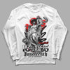 Chicago 2s DopeSkill Long Sleeve T-Shirt Juneteenth Graphic - White 