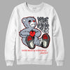 Jordan 3 Retro White Cement Reimagined DopeSkill Sweatshirt Love Kills Graphic Streetwear - White