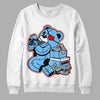 Travis Scott x Jordan 4 Retro 'Cactus Jack' DopeSkill Sweatshirt Bear Steals Sneaker Graphic Streetwear - White 