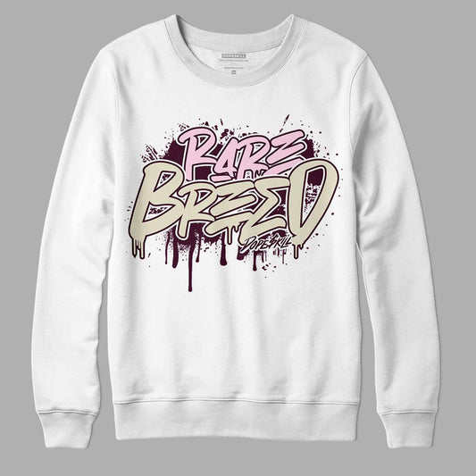 Dunk Low Night Maroon and Medium Soft Pink DopeSkill Sweatshirt Rare Breed Graphic Streetwear - White