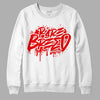 Cherry 11s DopeSkill Sweatshirt Rare Breed Graphic - White