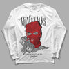 Jordan 13 Retro Playoffs DopeSkill Long Sleeve T-Shirt Money Talks Graphic Streetwear - White