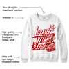 AJ 6 “Red Oreo” DopeSkill Sweatshirt LOVE Graphic