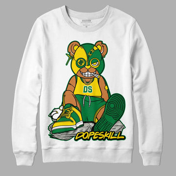 Dunk Low Reverse Brazil DopeSkill Sweatshirt Greatest Graphic - White