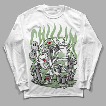 Jordan 4 Retro “Seafoam” DopeSkill Long Sleeve T-Shirt Chillin  Graphic Streetwear  - White 