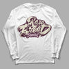 Dunk Low Night Maroon and Medium Soft Pink DopeSkill Long Sleeve T-Shirt Rare Breed Type Graphic Streetwear - White 