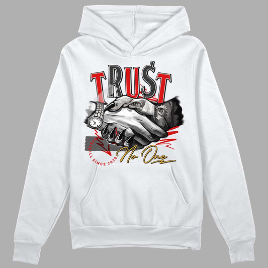 Dunk Low Gym Red DopeSkill Hoodie Sweatshirt Trust No One Graphic - White 