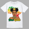 Black History Collection DopeSkill T-Shirt Black Queen Graphic - White 