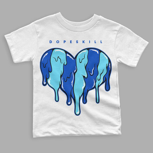 SB Dunk Argon DopeSkill Toddler Kids T-shirt Slime Drip Heart Graphic