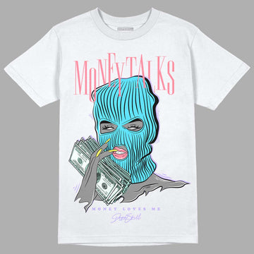 Candy Easter Dunk Low DopeSkill T-Shirt Money Talks Graphic - White 