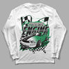 Jordan 2 Retro Lucky Green DopeSkill Long Sleeve T-Shirt ENGINE Tshirt Graphic Streetwear - White 