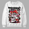 Chile Red 9s DopeSkill Sweatshirt Trippin Graphic