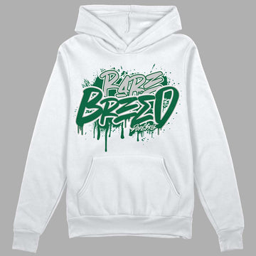 Gorge Green 1s DopeSkill Hoodie Sweatshirt Rare Breed Graphic - White 