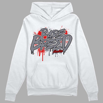 Fire Red 9s DopeSkill Hoodie Sweatshirt Rare Breed Graphic - White 