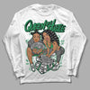 Jordan 3 WMNS “Lucky Green” DopeSkill Long Sleeve T-Shirt Queen Of Hustle Graphic Streetwear - White