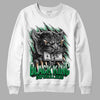 Nike SB x Jordan 4 “Pine Green” DopeSkill Sweatshirt Black King Graphic Streetwear - White