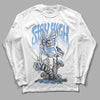 Jordan 5 Retro University Blue DopeSkill Long Sleeve T-Shirt Stay High Graphic Streetwear - White