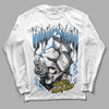 SB Dunk Low Homer DopeSkill Long Sleeve T-Shirt Money On My Mind Graphic - White