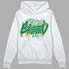 Nike SB x Jordan 4 “Pine Green” DopeSkill Hoodie Sweatshirt Rare Breed Graphic Streetwear - White