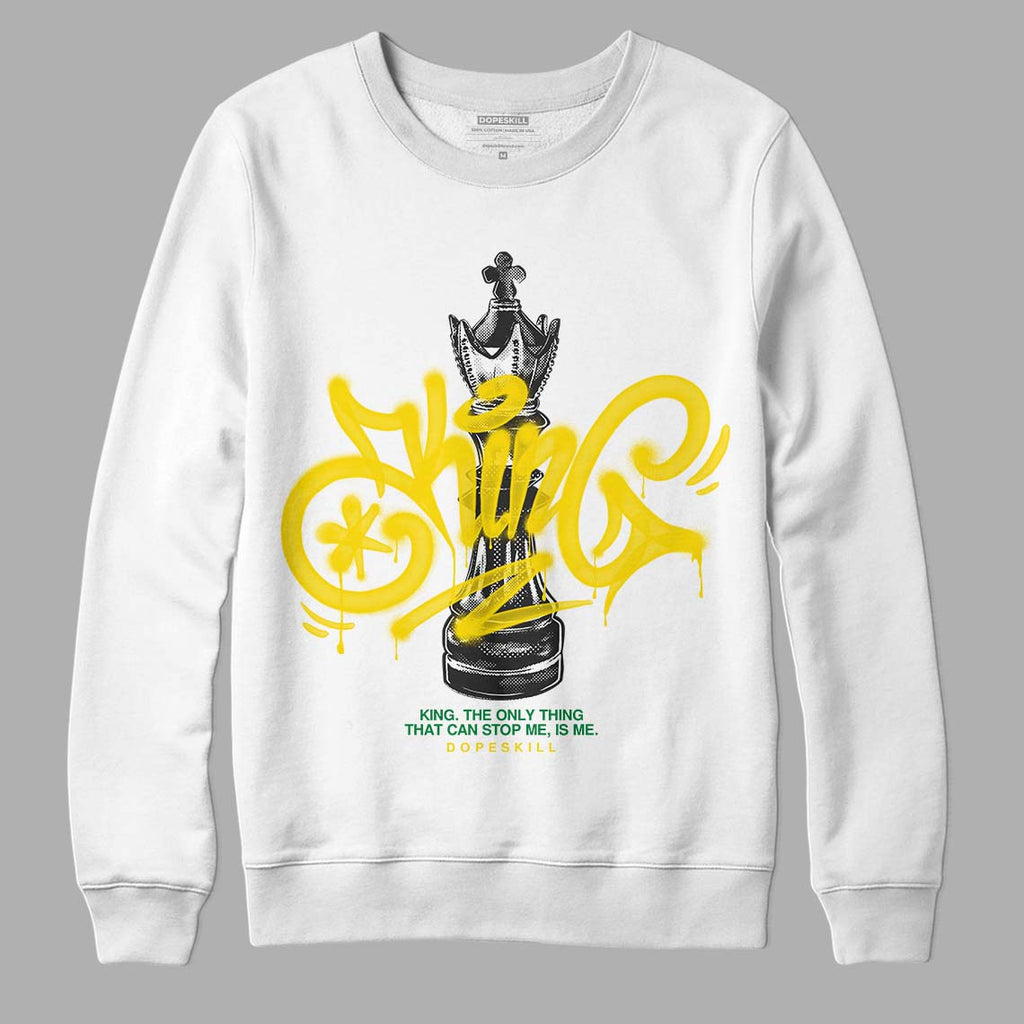 Dunk Low Reverse Brazil DopeSkill Sweatshirt King Chess Graphic Streetwear - White