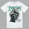 Gorge Green 1s DopeSkill T-Shirt Money Loves Me Graphic - White 