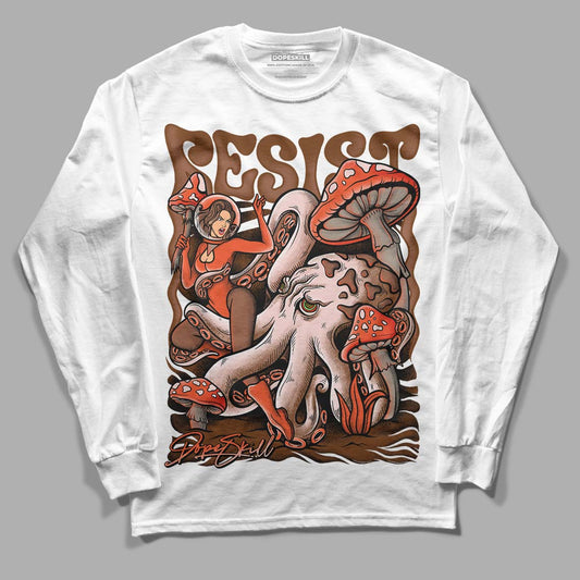 Desert Elephant 3s DopeSkill Long Sleeve T-Shirt Resist Graphic - White 