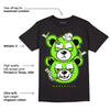 Neon Green Collection DopeSkill T-Shirt New Double Bear Graphic