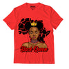 AJ 9 Chile Red DopeSkill Chile Red T-shirt Black Queen Graphic