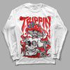 Jordan 12 Retro ‘Gym Red’ DopeSkill Long Sleeve T-Shirt Trippin Graphic Streetwear - White 