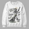  Jordan 4 Retro SE Craft Photon Dust DopeSkill Sweatshirt Gettin Bored With This Money Graphic Streetwear - White 