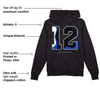 Hyper Royal 12s DopeSkill Hoodie Sweatshirt No.12 Graphic