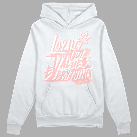 Jordan 1 High OG WMNS Washed Pink DopeSkill Hoodie Sweatshirt LOVE Graphic Streetwear - White