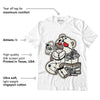 AJ 4 Sail Canvas DopeSkill T-Shirt Bear Steals Sneaker Graphic