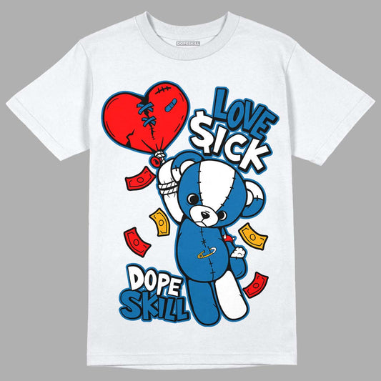 Messy Room 4s DopeSkill T-Shirt Love Sick Graphic - White