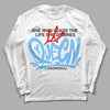 Travis Scott x Jordan 4 Retro 'Cactus Jack' DopeSkill Long Sleeve T-Shirt Queen Graphic Streetwear - White 