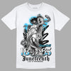 University Blue 13s DopeSkill T-Shirt Juneteenth Graphic - White 