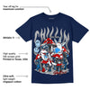 Midnight Navy 4s DopeSkill Midnight Navy T-shirt Chillin Graphic