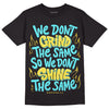 Jordan 5 Aqua DopeSkill T-Shirt Grind Shine Graphic Streetwear - Black