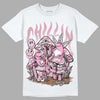 Dunk Low Teddy Bear Pink DopeSkill T-Shirt Chillin Graphic - White 