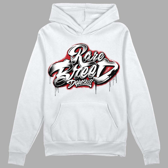 Jordan 13 Retro Playoffs DopeSkill Hoodie Sweatshirt Rare Breed Type Graphic Streetwear - White 