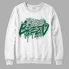 Gorge Green 1s DopeSkill Sweatshirt Rare Breed Graphic - White 