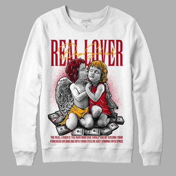 Cardinal 7s DopeSkill Sweatshirt Real Lover Graphic - White 