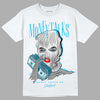 UNC 1s Low DopeSkill T-Shirt Money Talks Graphic - White 