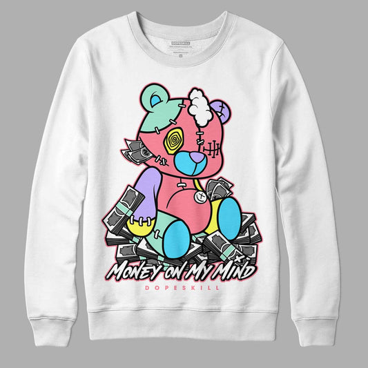 Candy Easter Dunk Low DopeSkill Sweatshirt MOMM Bear Graphic - White 