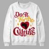 Jordan 7 Retro Cardinal DopeSkill Sweatshirt Do It For The Culture Graphic Streetwear - White