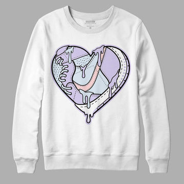 Easter Dunk Low DopeSkill Sweatshirt Heart Jordan Graphic - White