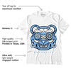 AJ 6 University Blue DopeSkill T-Shirt Robo Bear Graphic